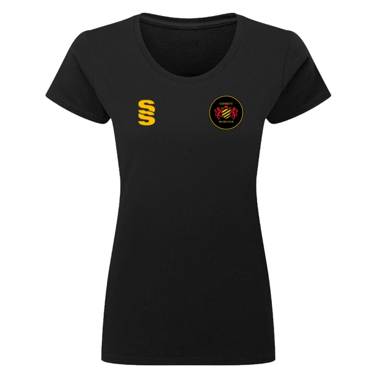 Consett Rugby - Staff Cotton T-Shirt - Women's Fit