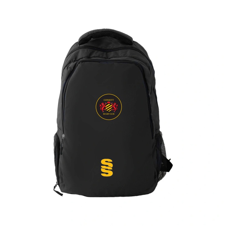 Consett Rugby - Dual Backpack - Black